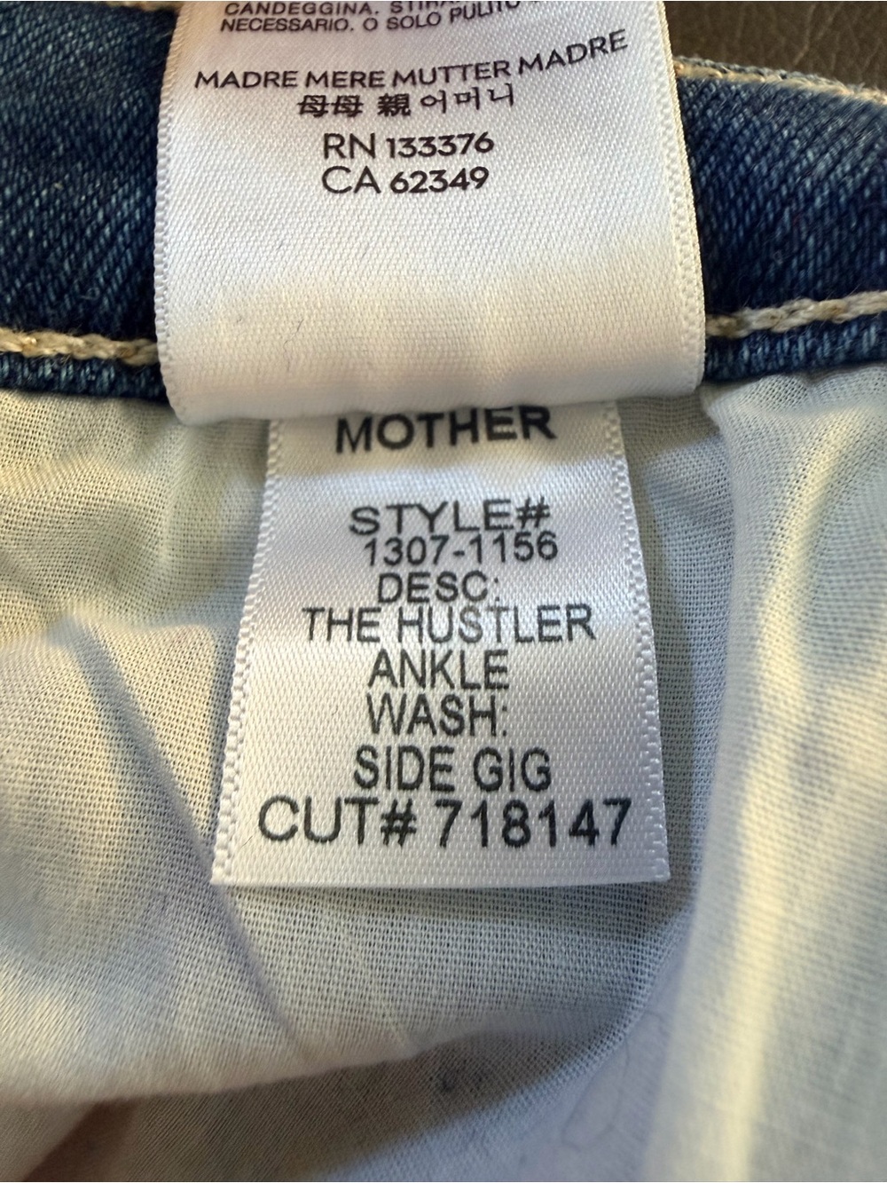 Mother - The Hustler Ankle Jeans - Size 28 - Side Gig Wash - 27” inseam - Picture 7 of 13